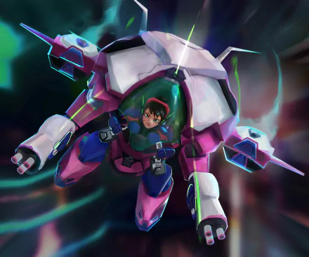 D.Va (Overwatch) video game Overwatch 2 HD Desktop Wallpaper | Background Image