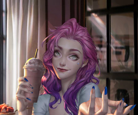 Seraphine (League Of Legends) video game League Of Legends HD Desktop Wallpaper | Background Image