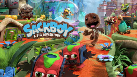video game Sackboy: A Big Adventure HD Desktop Wallpaper | Background Image