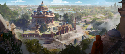 fantasy temple HD Desktop Wallpaper | Background Image