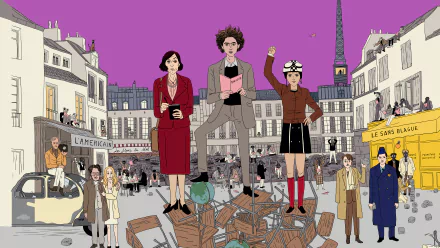 movie The French Dispatch HD Desktop Wallpaper | Background Image