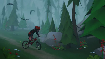 video game Lonely Mountains: Downhill HD Desktop Wallpaper | Background Image