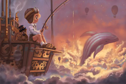  Cloud Fishing – Winston's Adventures by Arne R