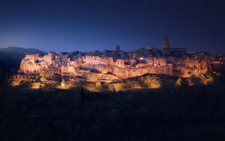 man made Pitigliano HD Desktop Wallpaper | Background Image