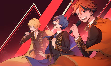 Holostars Yukoku Roberu Kishido Temma Astel Leda Anime Virtual Youtuber HD Desktop Wallpaper | Background Image