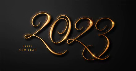 Happy New Year holiday New Year 2023 HD Desktop Wallpaper | Background Image
