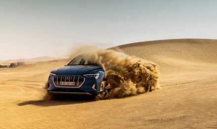 sand vehicle Audi E-Tron HD Desktop Wallpaper | Background Image