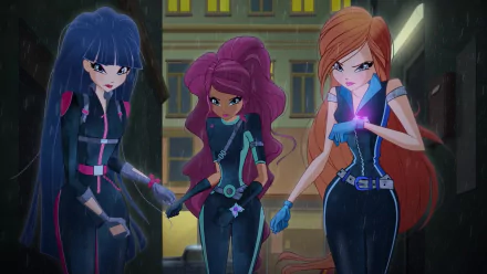 Bloom (Winx Club) Musa (Winx Club) Aisha (Winx Club) TV Show World of Winx HD Desktop Wallpaper | Background Image