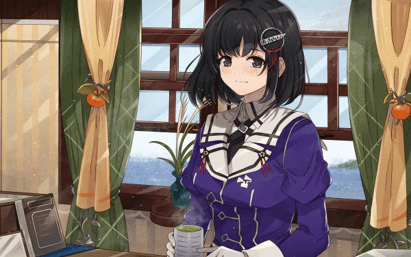 Haguro (Kancolle) Anime Kantai Collection HD Desktop Wallpaper | Background Image