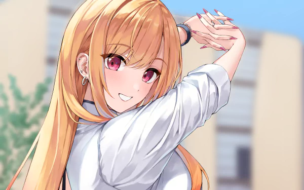 Marin Kitagawa Anime My Dress-Up Darling HD Desktop Wallpaper | Background Image