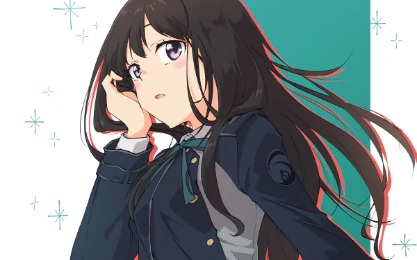 Takina Inoue Anime Lycoris Recoil HD Desktop Wallpaper | Background Image