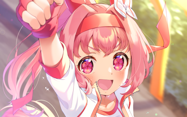 Anime Uma Musume: Pretty Derby Haru Urara HD Wallpaper | Background Image