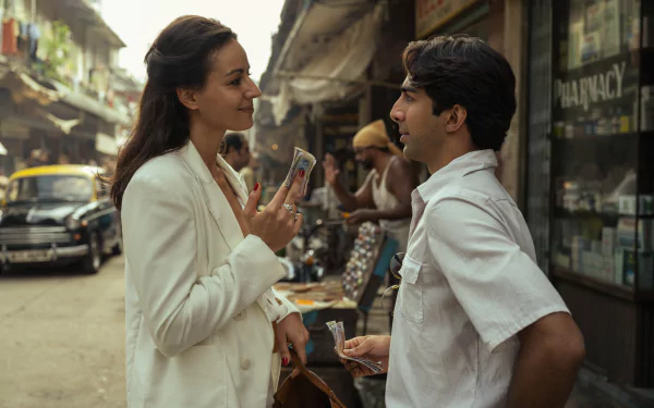  Antonia Desplat and Shubham Saraf in Shantaram