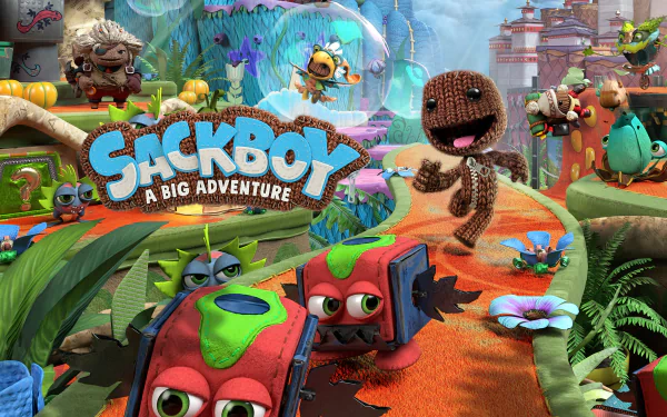 video game Sackboy: A Big Adventure HD Desktop Wallpaper | Background Image