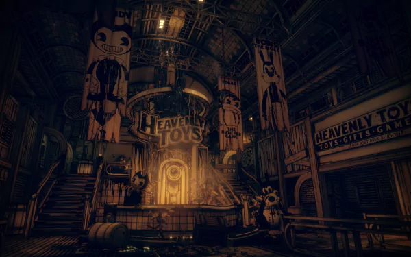 video game Bendy and the Dark Revival HD Desktop Wallpaper | Background Image