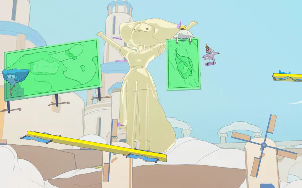 video game OlliOlli World HD Desktop Wallpaper | Background Image