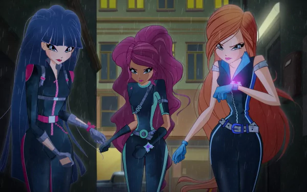 Bloom (Winx Club) Musa (Winx Club) Aisha (Winx Club) TV Show World of Winx HD Desktop Wallpaper | Background Image