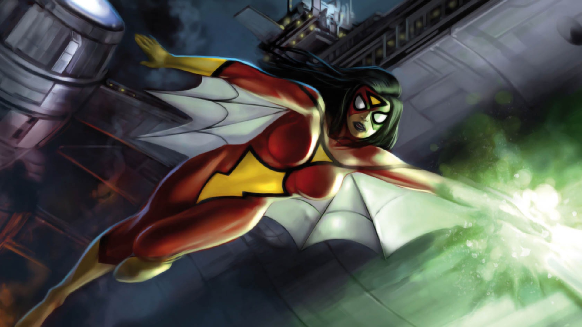 Spider-Woman character from Marvel: Ultimate Alliance video game.