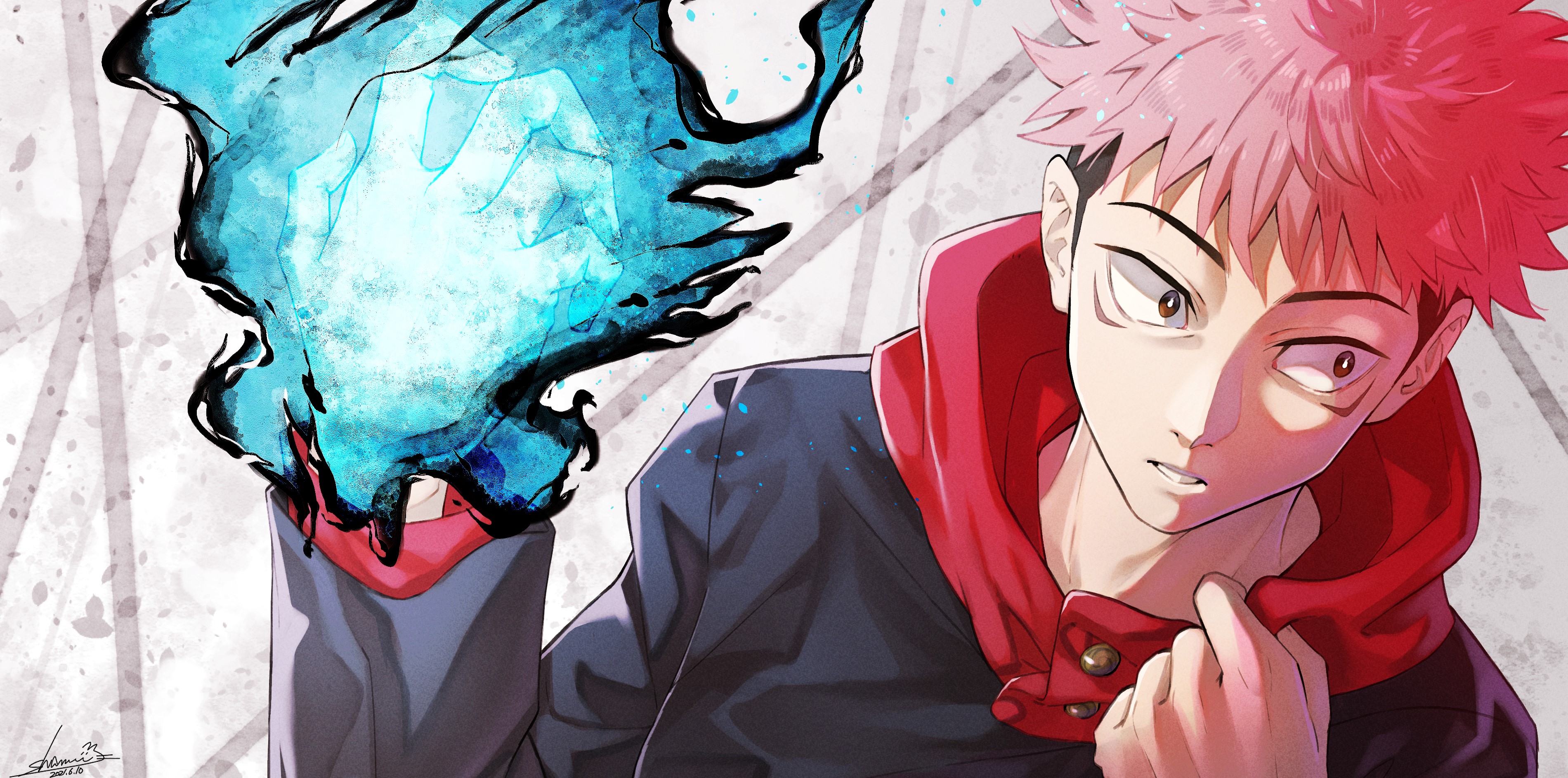 Download Yuji Itadori Anime Jujutsu Kaisen HD Wallpaper by ジャム