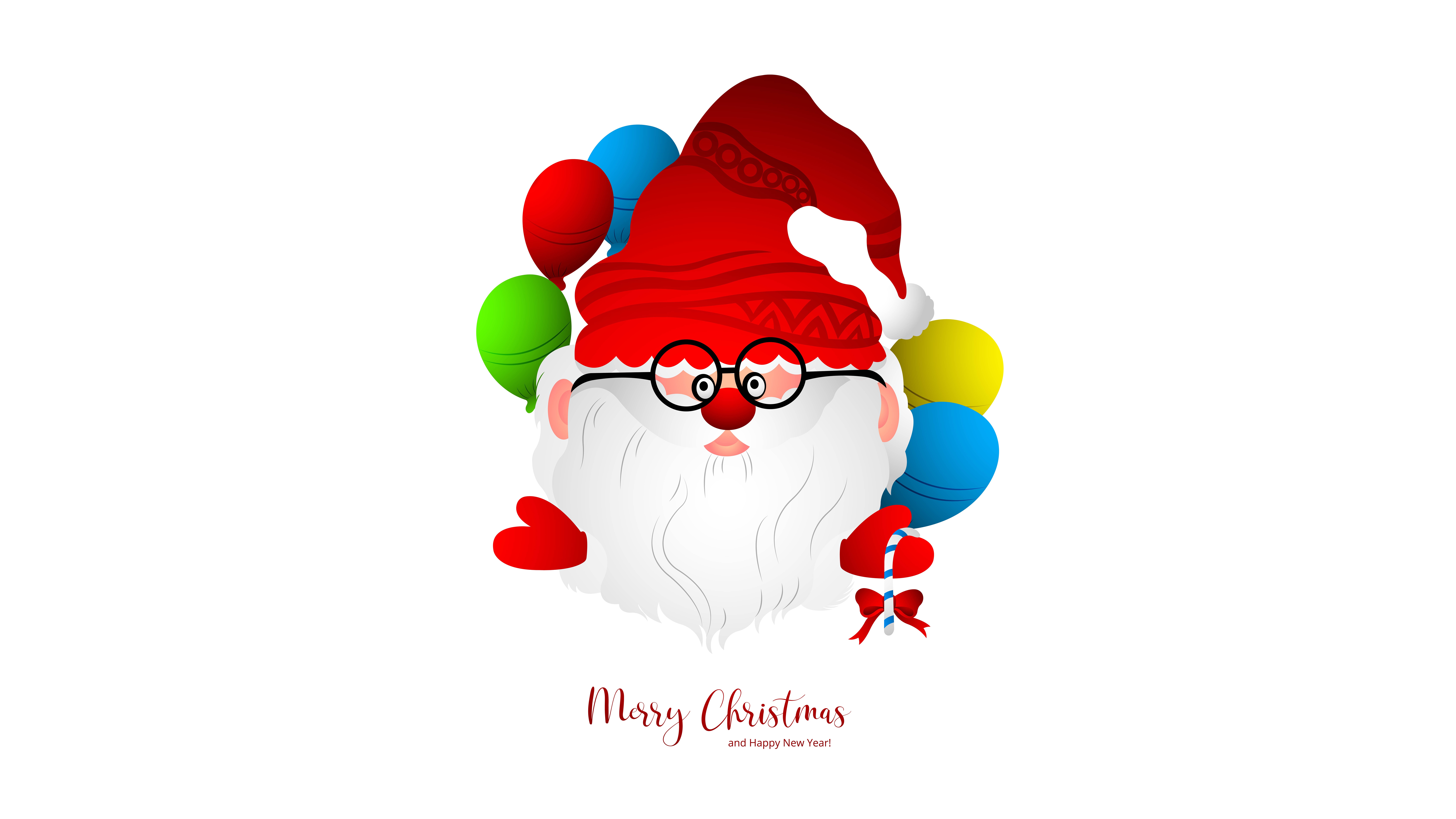 Merry Christmas Santa Clus 4K Wallpaper iPhone HD Phone 5770h
