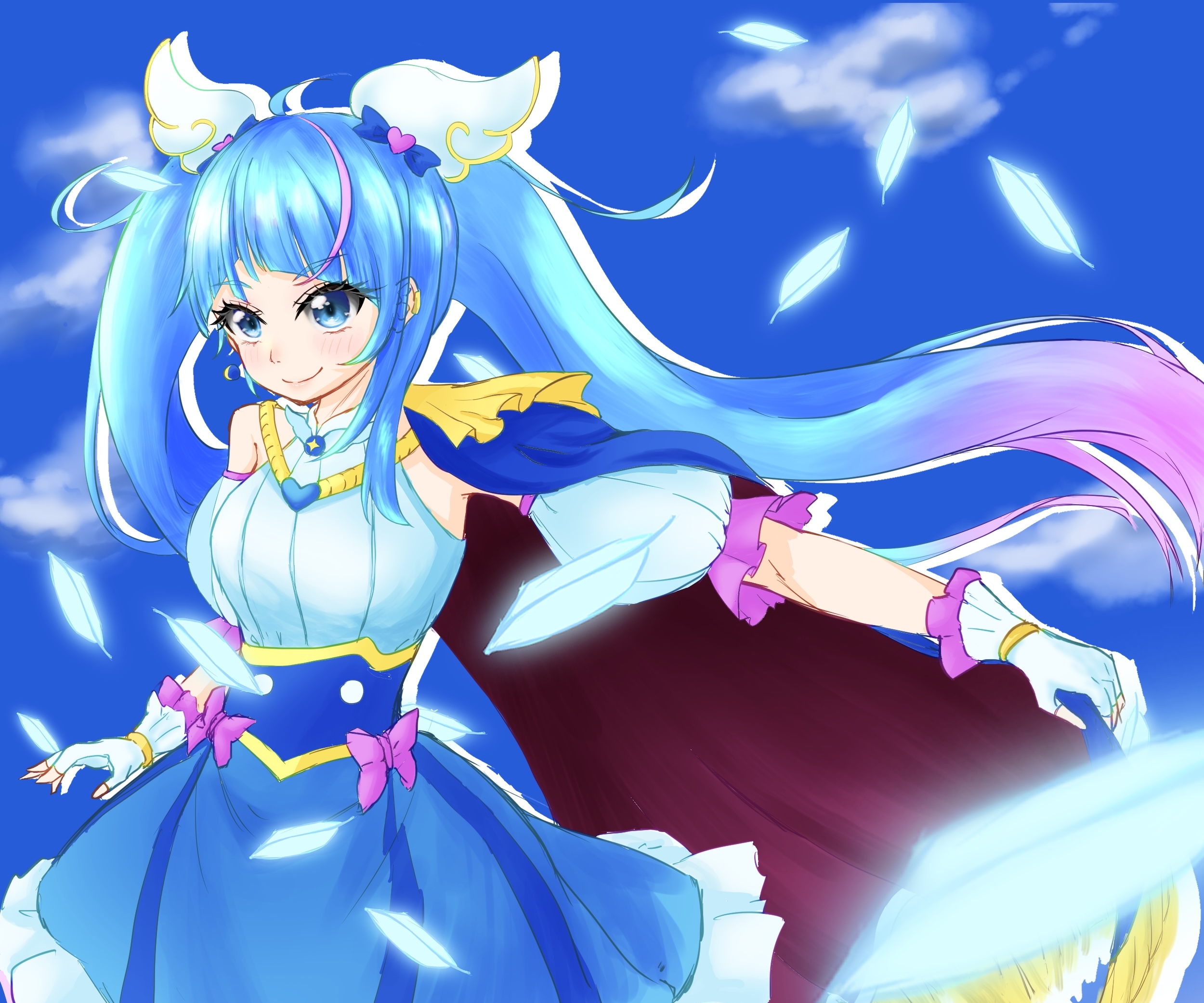 Anime Hirogaru Sky! Pretty Cure HD Wallpaper by umi chu