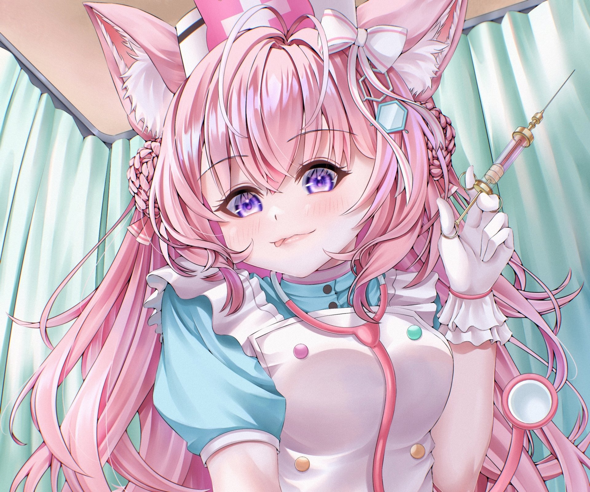 Download Hololive Hakui Koyori Anime Virtual Youtuber HD Wallpaper by 89式