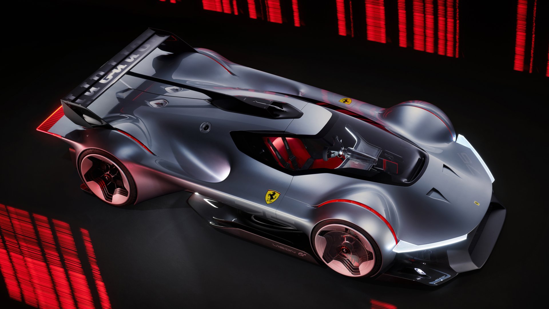 Download Vehicle Ferrari Vision Gran Turismo 8k Ultra HD Wallpaper