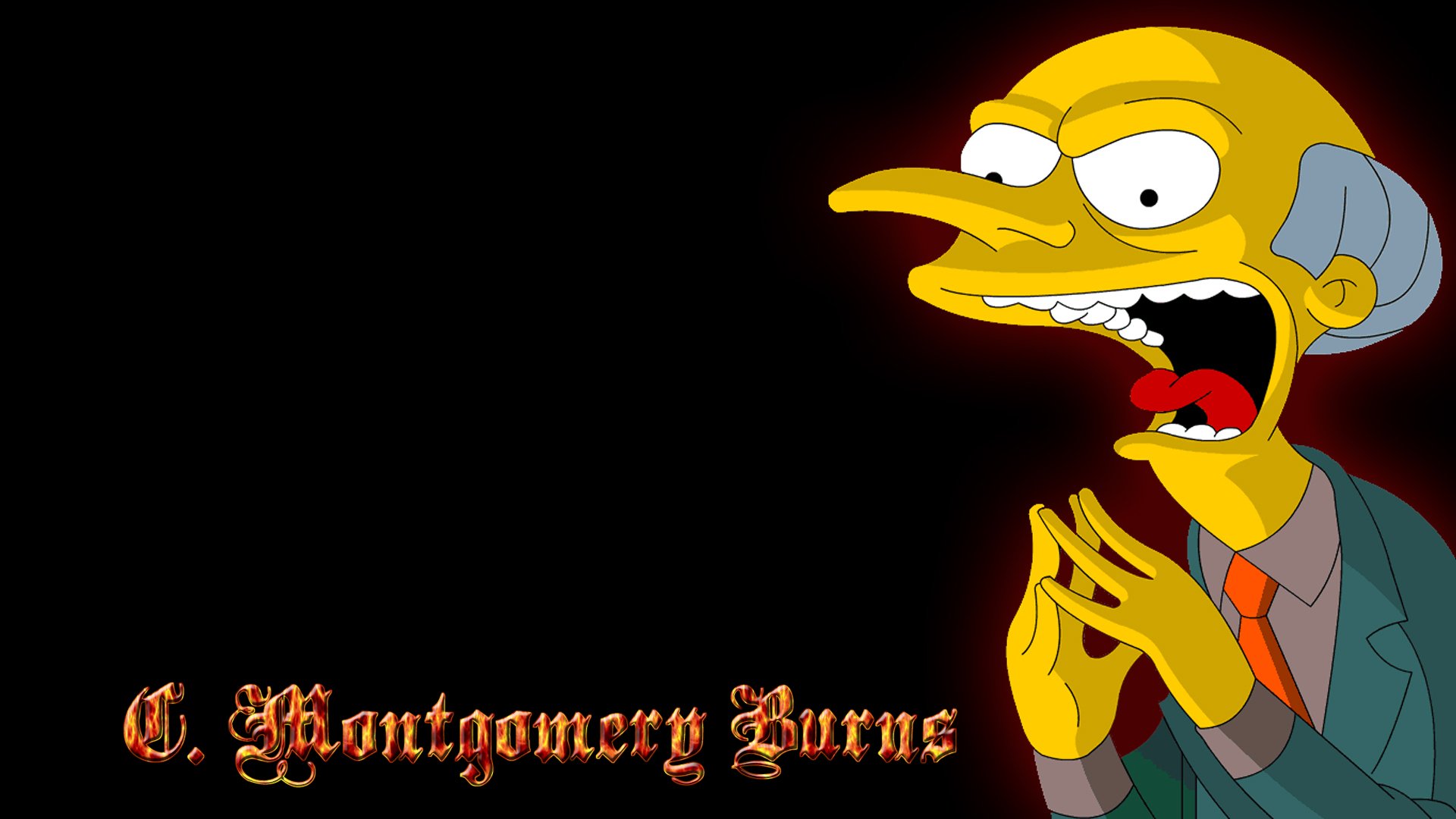 Montgomery Burns HD Wallpaper from The Simpsons