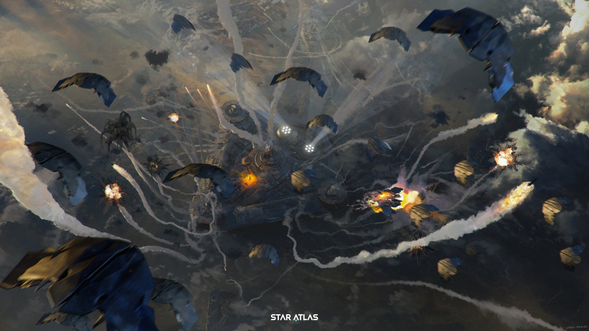 Download Video Game Star Atlas 4k Ultra HD Wallpaper by Sören Meding