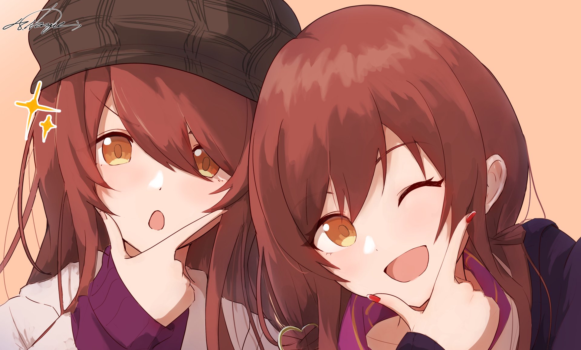 Download Tenka Osaki Amana Osaki Anime The IDOLM@STER: Shiny Colors HD Wallpaper by hdkhkr