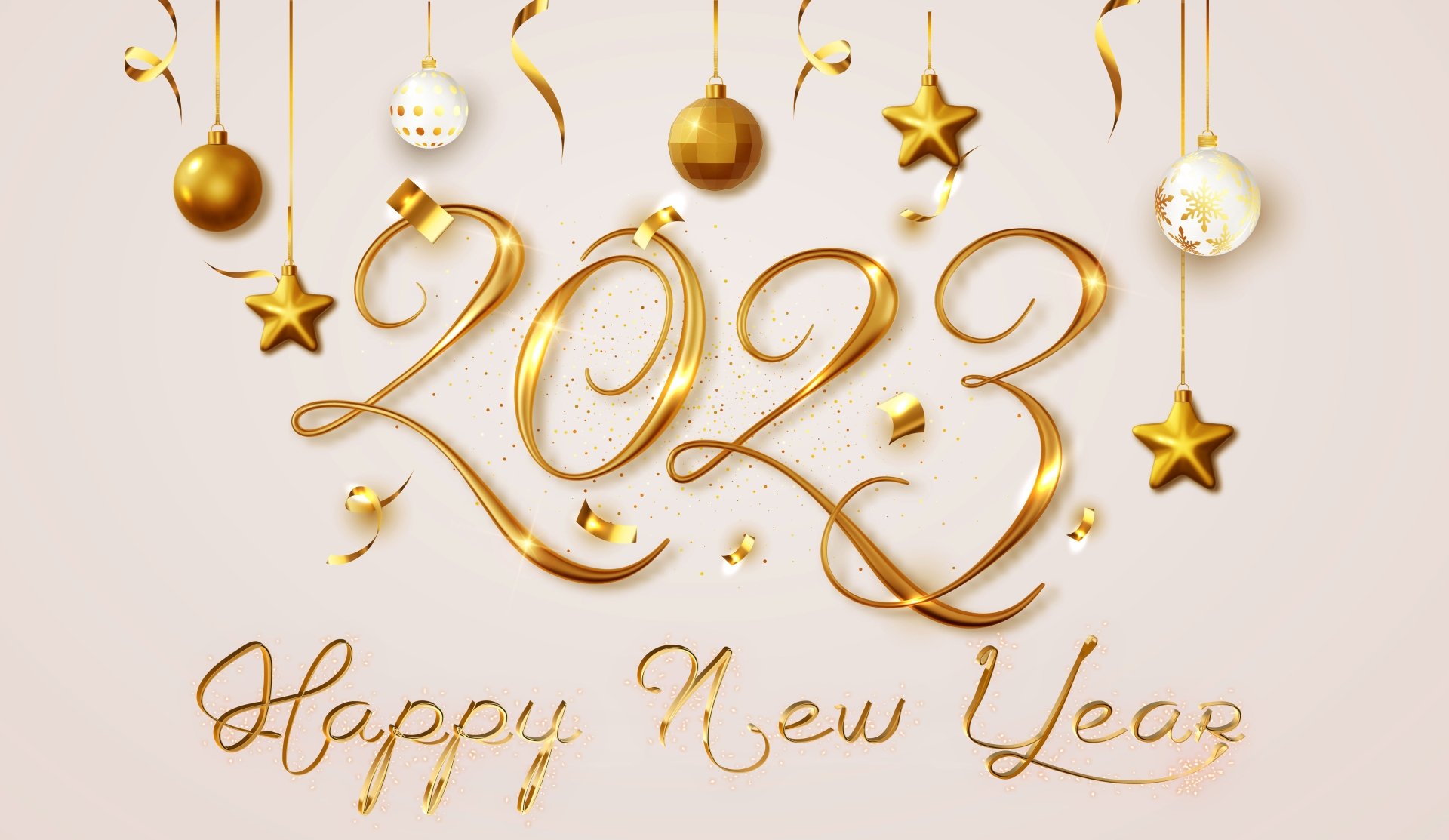 Download Holiday New Year 2023 4k Ultra HD Wallpaper