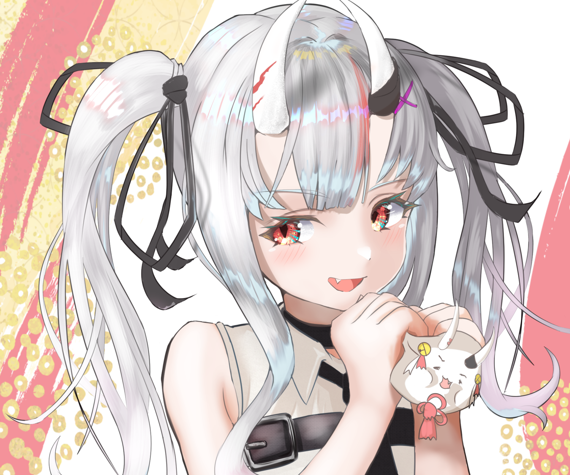 Download Hololive Nakiri Ayame Anime Virtual Youtuber HD Wallpaper by RDナナキ𓃬