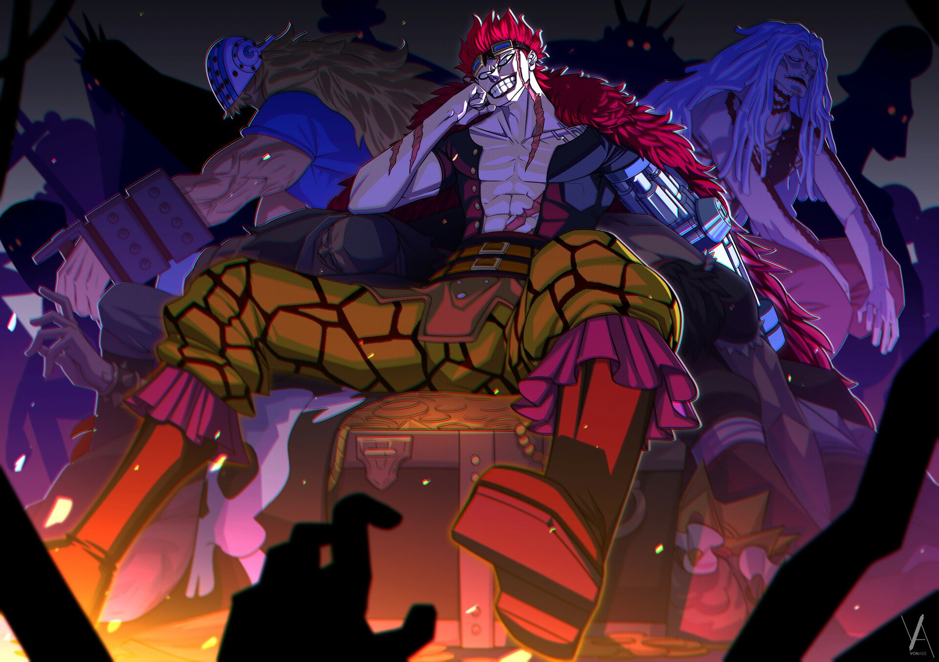 Download Eustass Kid Killer (One Piece) Anime One Piece HD Wallpaper by Vonstrous
