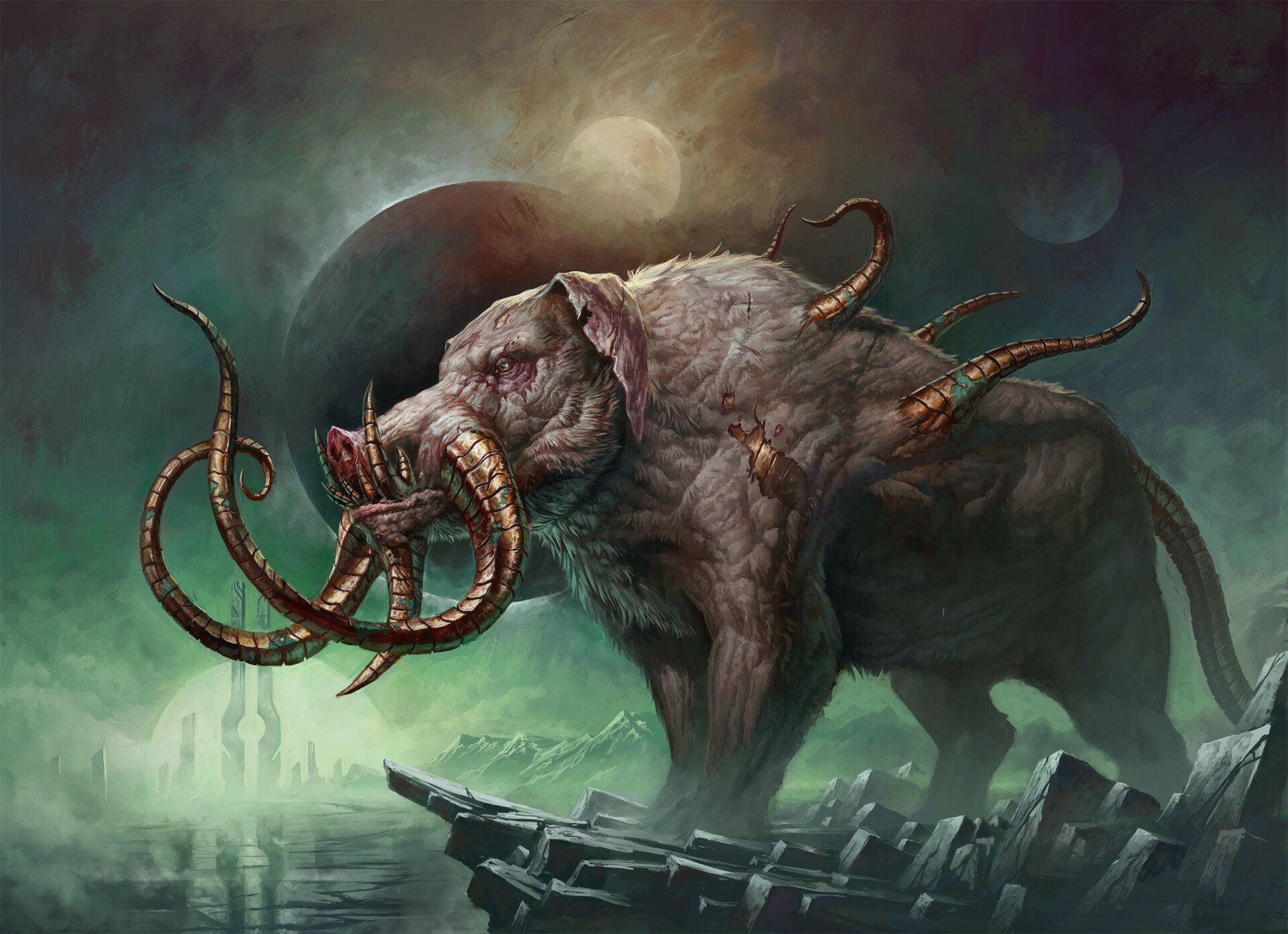 Download Man Made Magic: The Gathering HD Wallpaper by Minard Maxime