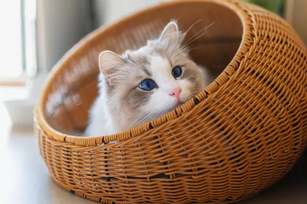 ragdoll Animal cat HD Desktop Wallpaper | Background Image