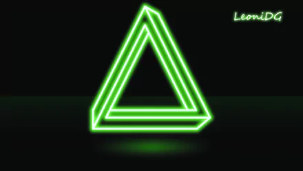  Triangulo con neón / Penrose
