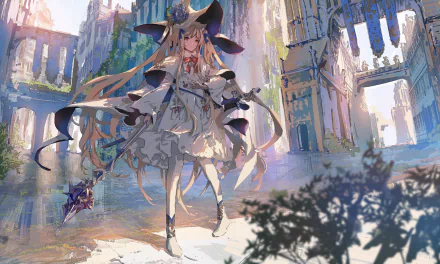 Anime witch HD Desktop Wallpaper | Background Image