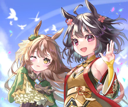  Kitasan Black &amp; Satono Diamond by realpirika