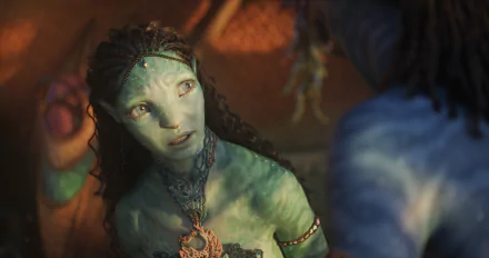 HD wallpaper of a character from Avatar: The Way of Water for desktop background.