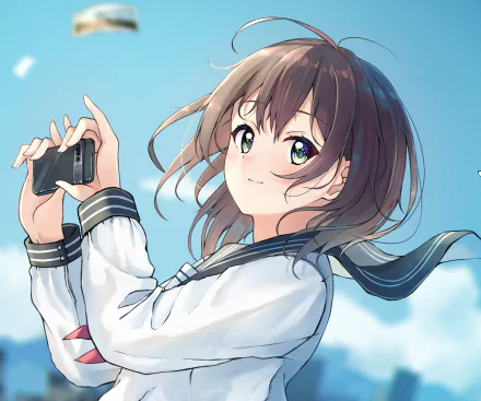 Anime girl anime girl HD Desktop Wallpaper | Background Image