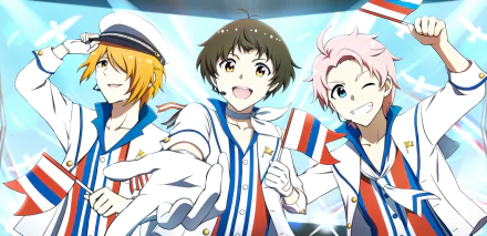 Kazuki Tsukumo Daigo Kabuto Ryo Akizuki Anime THE iDOLM@STER: SideM HD Desktop Wallpaper | Background Image