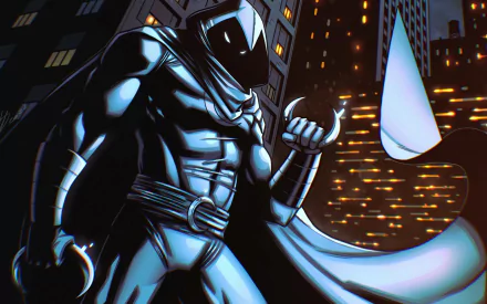 Comic Moon Knight HD Desktop Wallpaper | Background Image