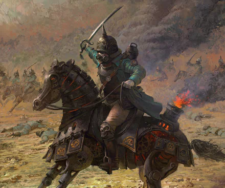  Steampunk Cavalry by Ignacio Bazan-Lazcano