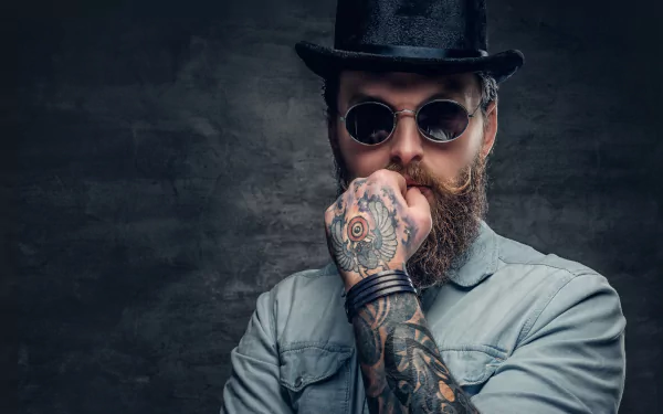 tattoo man model HD Desktop Wallpaper | Background Image
