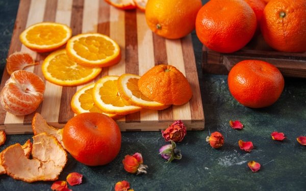Food Mandarin Fruits HD Wallpaper | Background Image