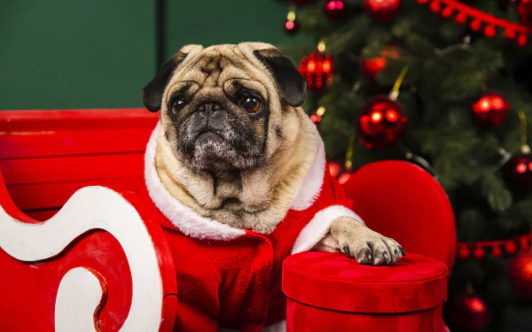 Animal pug HD Desktop Wallpaper | Background Image