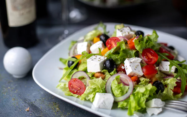 food salad HD Desktop Wallpaper | Background Image