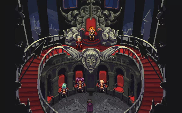 video game Chained Echoes HD Desktop Wallpaper | Background Image