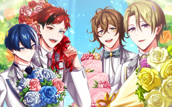 Zin (Technoroid) Silve (Technoroid) Lana (Technoroid) Auru (Technoroid) Anime Technoroid HD Desktop Wallpaper | Background Image