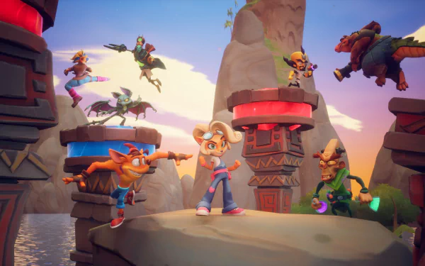 video game Crash Team Rumble HD Desktop Wallpaper | Background Image